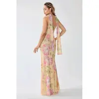 Hiccups for Kids Strapless Bloemen Bodycon Maxi Jurk