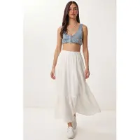 Happiness İstanbul Hoge Taille A-Lijn Maxi Rok