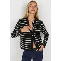 Hiccups for Kids Geknoopte Gestreepte Cardigan