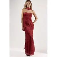 Hiccups for Kids Strapless Bloemen Bodycon Maxi Jurk