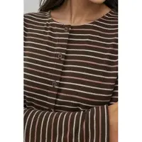 Hiccups for Kids Ronde Hals Basis Viscose Gemengd Geplooid Top