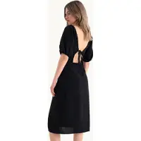 Hiccups for Kids Sweetheart Hals Midi Jurk met een Zijsplit