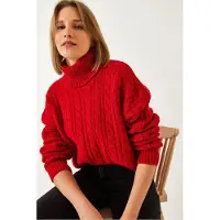 Bianco Gestreepte Kraag Cropped Trui