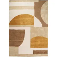 By-Boo Vloerkleed Kazi Mustard (190 x 290 cm) 25