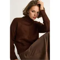 Bianco Oversized Gebreide Coltrui