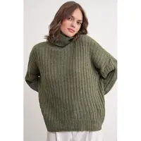 MixRay Oversized Geribbelde Coltrui