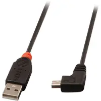 Lindy Kabel USB 2.0a naar Mini USB B LINDY 31972 2 m Zwart