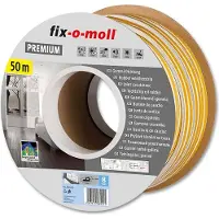Fix-o-moll tochtband zelfklevend P 9x5,5mm 50m wit*