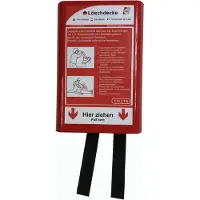 PLASTIMO Fire Protection Blanket Rood 100 x 100 cm