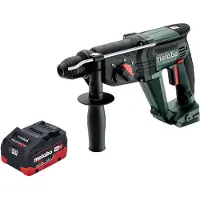 Metabo Boormachine + slagboor, KH 18 LTX 24 accu combihamer 18 V 2,1 J SDS Plus + 1x LiHD accu 5,5 Ah - zonder lader (Oplaadbare batterij)