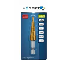 Högert Stappenboor, HSS 4241 snelstaal , 4-12 mm