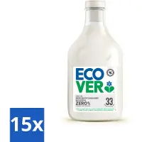 Ecover - Wasverzachter Zero - Zonder geurstoffen - 1 liter - 33 wasbeurten - Bulkverpakking - 15 stuks