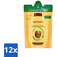 Garnier - Loving Blends - Shampoo Refill - Avocado Olie & Shea Boter - Zeer Droog, Golvend of Krullend Haar - 250 ml - Voordeelverpakking - 12 stuks