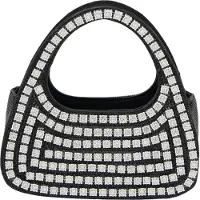 Faina Handtas zwart / zilver