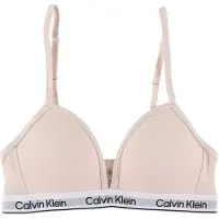 Calvin Klein Underwear BH 'Repeat Logo Triangle Bralette' grijs / rosé / zwart / wit