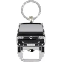 Brisa zwarte sleutelhanger VW T5 BUS KEY RING WITH BOTTLE OPENER