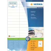 Herma Premium Etiketten 70x16,9 100 Vel DIN A4 5100 stuks 4459