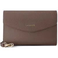 Lazarotti Clutch 'Bologna' donkerbruin