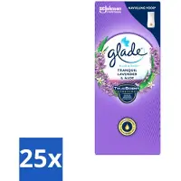 Glade – Touch & Fresh Navulling – Tranquil Lavender & Aloe – 10 ml - Bulkverpakking - 25 stuks