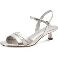 Tamaris Sandalen met riem zilver