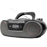 Soundmaster SCD8300SW - Boombox met DAB+/FM-radio, CD, MP3, USB en bluetooth, zwart
