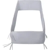 cambrass Liso E 360x30x3 Cm Cot Bumper Zilver Kinderen