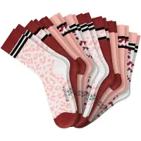 Schiesser Sokken zalm roze / rood / zwart / wit