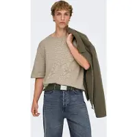 Only & Sons Shirt 'ONSGIVO' donkerbeige