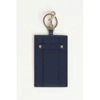 Trussardi Blue Leather Men's Keychain