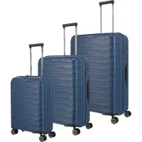 Travelite MOOBY Trolley, 4 wielen, L/M, uitbreidbaar, S, marineblauw