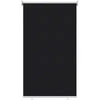 vidaXL Buitenrolgordijn UV-bescherming Zwart 65 x 140 cm (B x H)
