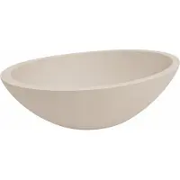 Wiesbaden Waskom Kim Ovaal 59x35x11cm Solid Surface Beige