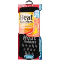Heat Holder - Thermische pantoffelsokken voor heren - Zwart Grijs