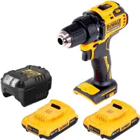 DeWalt DCD 708 D2 accuboormachine 18 V 65 Nm borstelloos + 2x accu 2,0 Ah + oplader