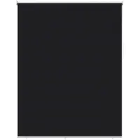 vidaXL Buitenrolgordijn UV-bescherming Zwart 100 x 230 cm (B x H)