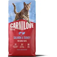 Carnilove active adult all breeds salmon / turkey kattenvoer 6 kg