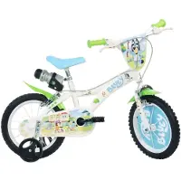 Dino Bikes Bluey Kinderfiets 14 Inch – Met Zijwieltjes – Jongens & Meisjes – 4 tot 6 Jaar