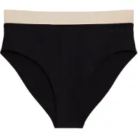 Marc O'Polo Bikinibroek ' Contrast Binding ' crème / zwart