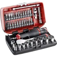 Facom 1/4 Socket Set 6Pt 5.5-14Mm R.181 38Pc - R.181NANOPB