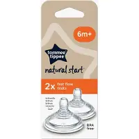 Tommee tippee Closer To Nature Flesspeen 6+ Mnd 2 Stuks