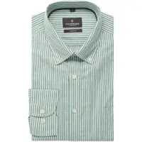 Casa Moda Casual Fit Overhemd groen, Gestreept