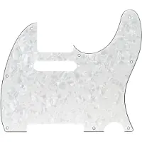 Fender Pickguard Telecaster 8-Hole Mount White Pearl 4-Ply
