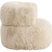 Ebuy24 Gert fauteuil zwart, offwhite.