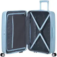 American Tourister Soundbox Spinner 67/24 TSA Expandable pastel blue