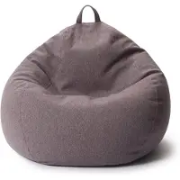 Lumaland Comfort Line Indoor Zitzak M - 70x80x50cm / 120l - Donkergrijs