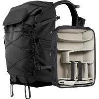 Leofoto Backup Series Backpack 35l Bag zwart+ Large Divider