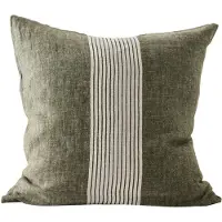 Tell Me More Colette kussensloop Green stripe, 50x50 cm
