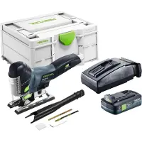 Festool PSC 420 EB-Basic accu pendelzaag 18 V 120 mm borstelloos + 1x accu 4,0 Ah + oplader + Systainer