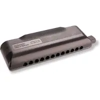 Hohner mondharmonica, CX-12, zwart, C