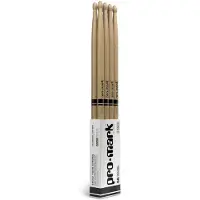 Promark CLASSIC FORWARD 5B HICKORY OVAL WOOD TIP 4-PACK